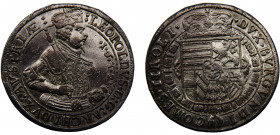 Austria Holy Roman Empire County of Tyrol Leopold V 1 Thaler 1632 Hall mint Silver 28.24g Dav ECT# 3338