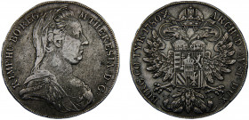 Austria Holy Roman Empire Joseph II 1 Thaler 1780 IC-FA(1780-1790) Vienna mint Early restrikes, "Maria Theresia" Silver 27.83g KM#1866.2