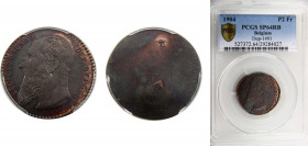 Belgium Kingdom Leopold II 2 Francs 1904 Pattern PCGS SP64 RB Copper DUP-1491