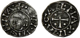 France Kingdom Archbishopric of Vienne AR Denier ca.1150-1250 Silver 0.9g PA# 4826