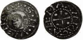 France Kingdom Archbishopric of Vienne AR Denier ca.1150-1250 Silver 0.91g PA# 4826