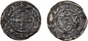 France Kingdom Lordship of Déols Guillaume Ier de Chauvigny AR Denier ND (1212-1234) Silver 0.97g PA# 1996