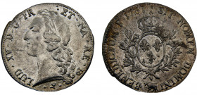 France Kingdom Louis XV 1 Ecu 1761 Pau mint Silver 29.22g KM# 518