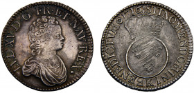 France Kingdom Louis XV 1 Ecu 1716 K Bordeaux mint Silver 30.43g Dy# 1651