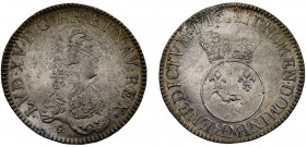 France Kingdom Louis XV 1 Ecu 1716 M Toulouse mint(Mintage 89521) Silver 30.48g Dy# 1651