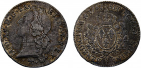 France Kingdom Louis XV 1 Ecu 1767 L Bayonne mint Silver 29.24g KM# 512.12