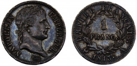 France First Empire Napoleon I 1 Franc 1813 A Paris mint Silver 5.03g KM# 692.1