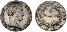 France First Empire Napoleon I 5 Francs AN13 (1804) A Paris mint Silver 25g KM# 662.1