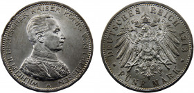 Germany Second Empire Kingdom of Prussia Wilhelm II 5 Mark 1913 A Berlin mint Silver 27.8g KM# 536