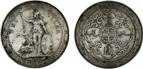 Great Britain United Kingdom Victoria 1 Dollar 1899 B Bombay mint British Trade Dollar Silver 26.95g KM# T5