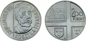 Hungary People's Republic 200 Forint 1977 BP. Budapest mint(Mintage 25000) Painter Series, Tivadar Csontváry Kosztka Silver 0.64 28.18g KM# 611