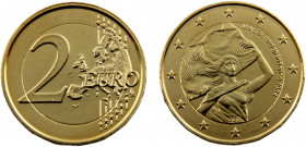 Malta Republic 2 Euro 2014 Mint Error metal, Independence in 1964 Bimetallic 8.6g KM# 150