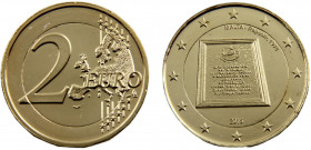 Malta Republic 2 Euro 2015 Mint Error metal, Republic of Malta 1974 Bimetallic 8.57g KM# 167