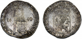 Netherlands Dutch Republic Kampen 1 Ducat/48 Stuiver 1660 Kampen mint Silver 28.07g KM# 55.1