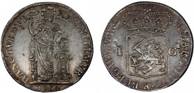 Netherlands Dutch Republic West Friesland 1 Gulden 1764 Enkhuizen mint Silver 10.43g KM# 97.5