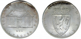 Norway Kingdom Olav V 10 Kroner 1964 Constitution Sesquicentennial, Eidsvoll 1814-1964 Silver 0.9 20.06g KM# 413