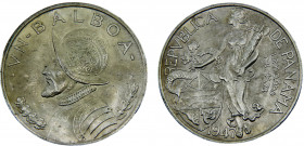 Panama Republic 1 Balboa 1947 Philadelphia mint Silver 26.82g KM# 13