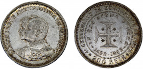 Portugal Kingdom Carlos I 200 Réis 1898 400th Anniversary of the Discovery of India Silver 4.92g KM# 537