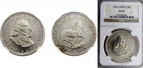South Africa Republic 50 Cents 1964 Pretoria mint 1st decimal series NGC PL65 Silver 0.5 KM# 62