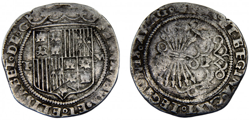 Spain Kingdom Kingdom of Castile and Aragon Fernando and Isabel 1 Real ND (1474-...