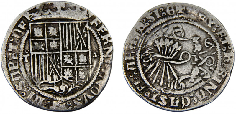 Spain Kingdom Kingdom of Castile and Aragon Fernando and Isabel 1 Real ND (1474-...