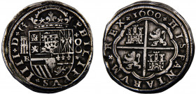 Spain Kingdom Felipe IV 8 Reales 1660 BR Segovia mint Silver 25.38g KM# 111