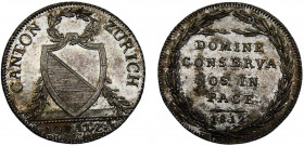 Switzerland Swiss cantons Canton of Zürich 10 Batzen 1812 B Bern mint Silver 7.39g KM# 185