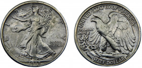 United States Federal republic ½ Dollar 1918 Philadelphia mint "Walking Liberty Half Dollar" Silver 12.43g KM# 142