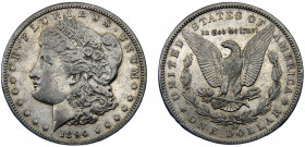 United States Federal republic 1 Dollar 1890 CC Carson City mint "Morgan Dollar" Silver 26.58g KM# 110