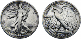 United States Federal republic ½ Dollar 1920 D Denver mint "Walking Liberty Half Dollar" Silver 12.26g KM# 142