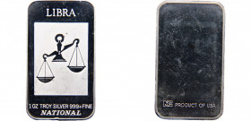 United States Federal republic 1 Ounce Libra Silver 0.999 31.39g