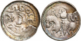 Medieval coins
POLSKA / POLAND / POLEN / SCHLESIEN

Bolesław II Śmiały (1058-1080). Denar książęcy, Krakow / Cracow 

Aw.: Głowa w lewo i napisRw...