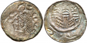 Medieval coins
POLSKA / POLAND / POLEN / SCHLESIEN

Władysław I Herman. Denar, Krakow / Cracow 

Aw.: Głowa w lewo i napis w otokuRw.: Budowla z ...