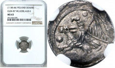 Medieval coins
POLSKA / POLAND / POLEN / SCHLESIEN

Władysław II Wygnaniec. (1138-1146). Denar NGC MS63 (MAX) - EXCELLENT 

Aw.: Rycerz z mieczem...