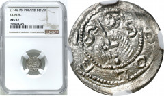 Medieval coins
POLSKA / POLAND / POLEN / SCHLESIEN

Bolesław IV Kędzierzawy (1146-1173) Denar NGC MS62- BEAUTIFUL 

Aw.: Popiersie księcia na wpr...