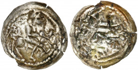 Medieval coins
POLSKA / POLAND / POLEN / SCHLESIEN

Mieszko III Stary (1138-1202). Brakteat łaciński, książę na koniu - RARITY R4 

Aw.: Książę n...