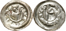 Medieval coins
POLSKA / POLAND / POLEN / SCHLESIEN

Leszek Biały (1202-1227). Brakteat, biskup z pastorałem - BEAUTIFUL & RARE 

Aw.: Półpostać b...