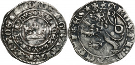 Medieval coins
POLSKA / POLAND / POLEN / SCHLESIEN

Polska/Czechy Wacław II (1300-1305). Grosz / Groschen praski, Kutna Hora 

Aw.: Korona, napis...