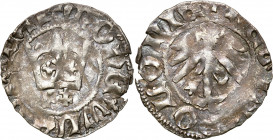 Medieval coins
POLSKA / POLAND / POLEN / SCHLESIEN

Władysław Jagiełło (1386-1434). PółGrosz / Groschen (1412-1414), Krakow / Cracow 

Pod koroną...
