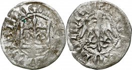 Medieval coins
POLSKA / POLAND / POLEN / SCHLESIEN

Władysław Jagiełło (1386-1434). Półgrosz, Krakow / Cracow 

Odmiana bez liter pod koroną.Miej...