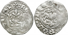 Medieval coins
POLSKA / POLAND / POLEN / SCHLESIEN

Władysław Jagiełło (1386-1434). Półgrosz, Krakow / Cracow 

Odmiana bez liter pod koroną.Miej...