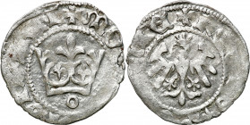 Medieval coins
POLSKA / POLAND / POLEN / SCHLESIEN

Władysław Jagiełło (1386–1434). PółGrosz / Groschen koronny, Krakow / Cracow - letter O 

Odm...