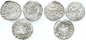 Medieval coins
POLSKA / POLAND / POLEN / SCHLESIEN

Władysław Jagiełło (1386-1434). Półgrosz, Krakow / Cracow, set 3 coins 

Odmiana bez liter po...