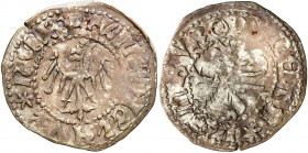 Medieval coins
POLSKA / POLAND / POLEN / SCHLESIEN

Władysław Jagiełło (1386-1434). Kwartnik ruski, Lwow/ Lviv 

Aw: Orzeł i napis: WLADISLAVSREX...