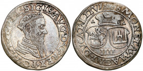 Sigismund II August
POLSKA/ POLAND/ POLEN / POLOGNE / POLSKO

Zygmunt II August. Czworak (4 grosze) 1566, Wilno / Vilnius 

Końcówki napisów L/LI...