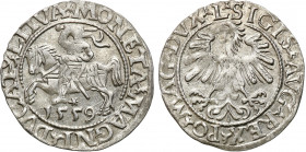 Sigismund II August
POLSKA/ POLAND/ POLEN / POLOGNE / POLSKO

Zygmunt II August. PółGrosz / Groschen 1559, Wilno / Vilnius 

Końcówki napisów L /...