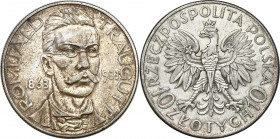 Poland II Republic
POLSKA / POLAND / POLEN / POLOGNE / POLSKO

II RP. 10 zlotych 1933 Traugutt 

Przyzwoicie zachowana moneta z resztkami połysku...