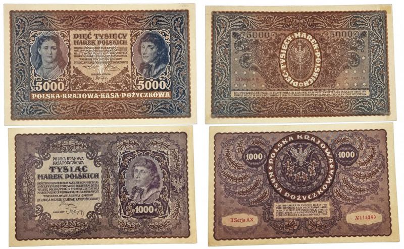 Polish banknotes 1794-1948
POLSKA / POLAND / POLEN / POLOGNE / POLSKO

1.000 ...