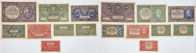 Polish banknotes 1794-1948
POLSKA / POLAND / POLEN / POLOGNE / POLSKO

1 do 1.000 marek (mark) polskich 1919, set 8 banknotes 

Obiegowe egzempla...