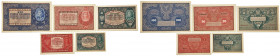 Polish banknotes 1794-1948
POLSKA / POLAND / POLEN / POLOGNE / POLSKO

1/2 do 100 marek (mark) polskich 1919-1920, set 5 banknotes 

- 1/2 marki ...